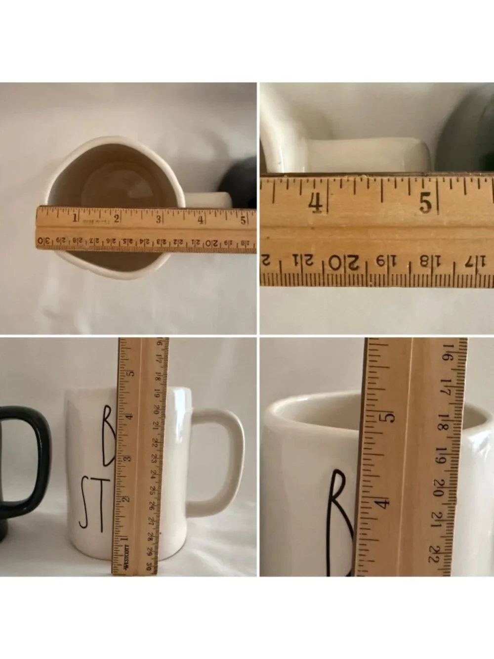 Rae Dunn Be Still Mug White Artisan Collection Farmhouse 16 oz Coffee Cup - Picture 9 of 12